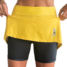 Yellow Dot Athletic Skirt