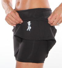Black compression shorts