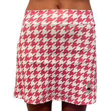 Bubblegum Pink Houndstooth Athletic Skirt