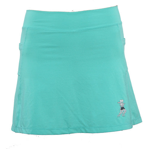 caribbean blue athletic skirt front