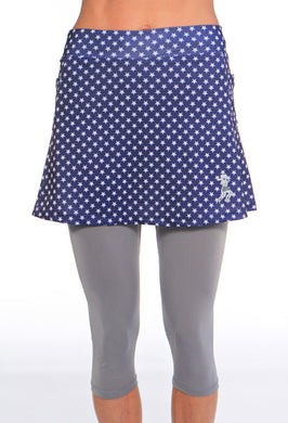 midnight stars capri skirt