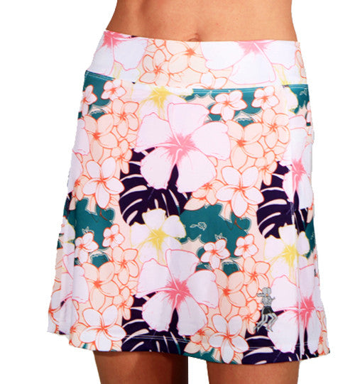 Kona Hawaiian Tropical Print Golf Skirt Runningskirts