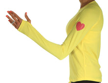 runlove citron long sleeve reflective heart