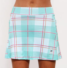 Caribbean Plaid Mini Athletic Skirt (girls size 6-10)
