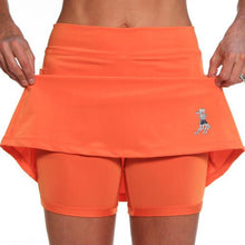 Mandarin Orange Mini Athletic Skirt (girls size 6-10)