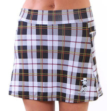 Preppy Black Plaid Mini Athletic Skirt (girls size 6-10)
