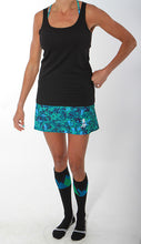 seacamp athletic skirt black tank black summit socks