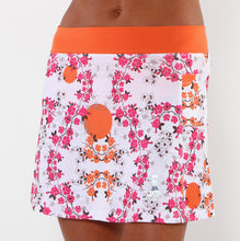 pink blossom running skirt
