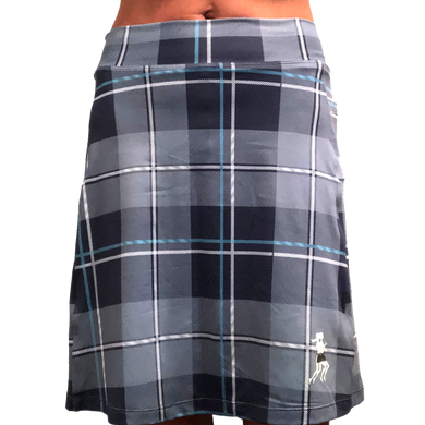 Blue Plaid Spirit Athletic Skirt