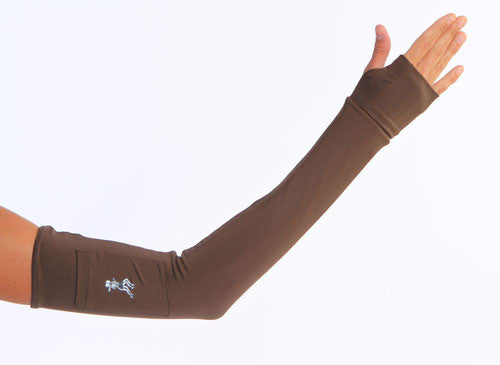 chocolate brown arm sleeves