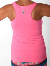 bubblegum performance racerback tank back