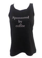 black sponsored by coffee performance racerback