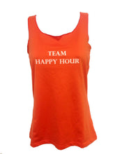 team happy hour sport tank mandarin orange
