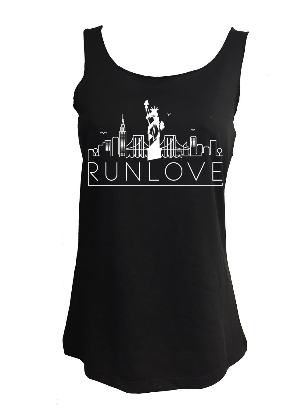 Black Urban NY Run Love Sport Tank