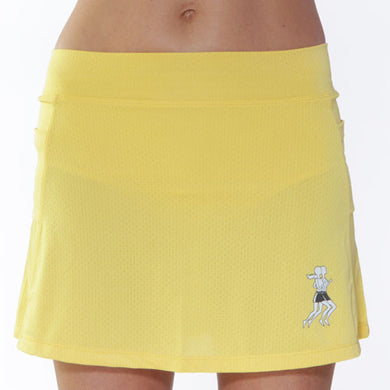 ultra swift run skirt gold