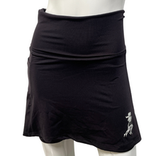 Black Athletic Skirt Wide Waistband