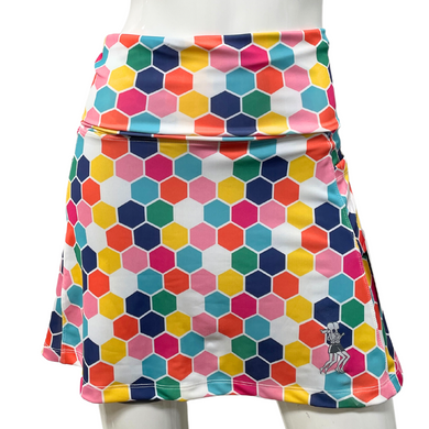 Honeycomb Athletic Skirt Wide Waistband