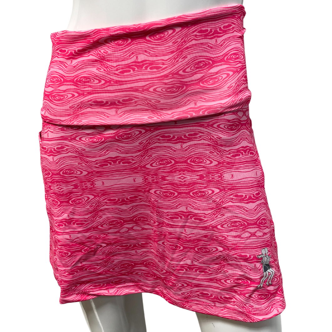 Pink Treehugger Athletic Skirt Wide Waistband