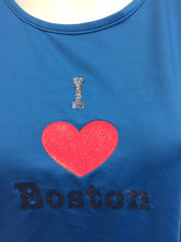 I "heart" Boston Surf Blue Performance Tank