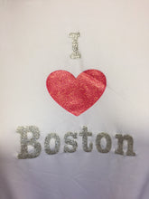 I "heart" Boston White Performance Tee