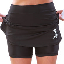 ultra athletic skirt mesh compression shorts