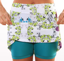 blue blossom turquoise compression shorts
