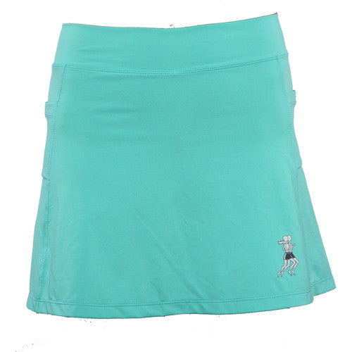 caribbean blue athletic skirt front