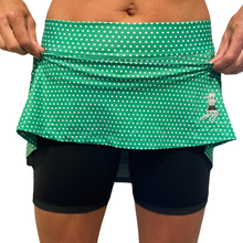 Clover Green Polkadot Athletic Skirt