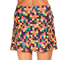 colorblock athletic skirt back