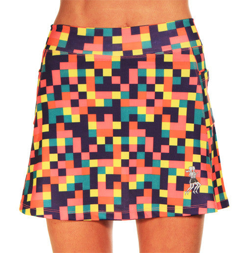new colorblock athletic skirt