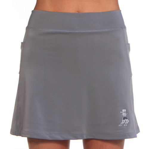 gray athletic skirt