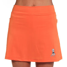 mandarin orange athletic skirt
