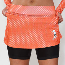 pumpkin dot athletic skirt compression shurts
