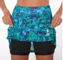seacamp camo golf skirt compression shorts