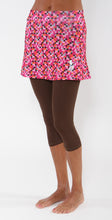 pink pixel capri skirt