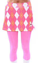 Preppy Pink ARgyle Capri Skirt