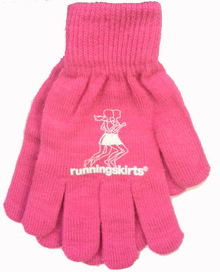 haute pink running gloves
