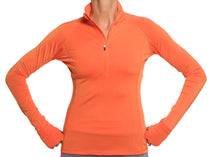 mandarin half zip pullover