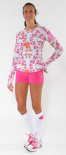 cerise blossom long sleeve outfit