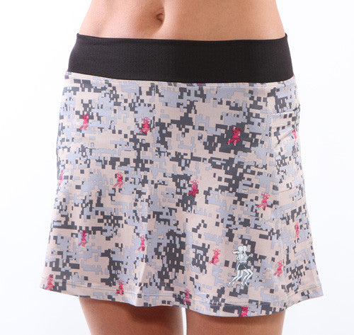 Camo shop running skirt