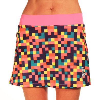 colorblock running skirt
