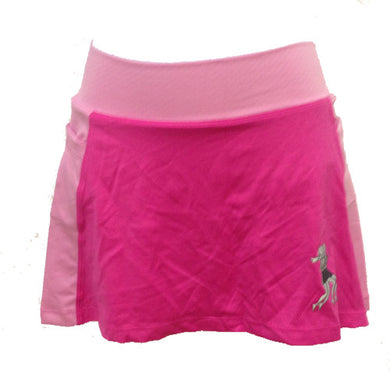 pinky pink running skirt