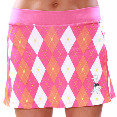Preppy Pink Running Skirt