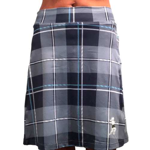 Blue Plaid Spirit Athletic Skirt