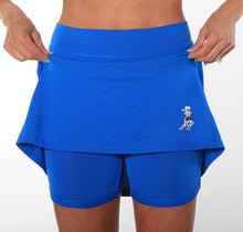 cobalt modest length running skirt compression shorts