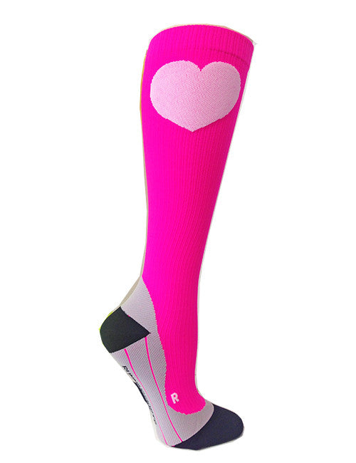 pink compression socks
