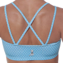 azure dot strappy run bra back