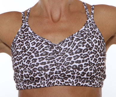 leopard strappy top