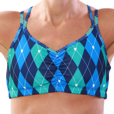 strappy top preppy blue front