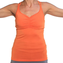 mandarin strappy tank sports bra